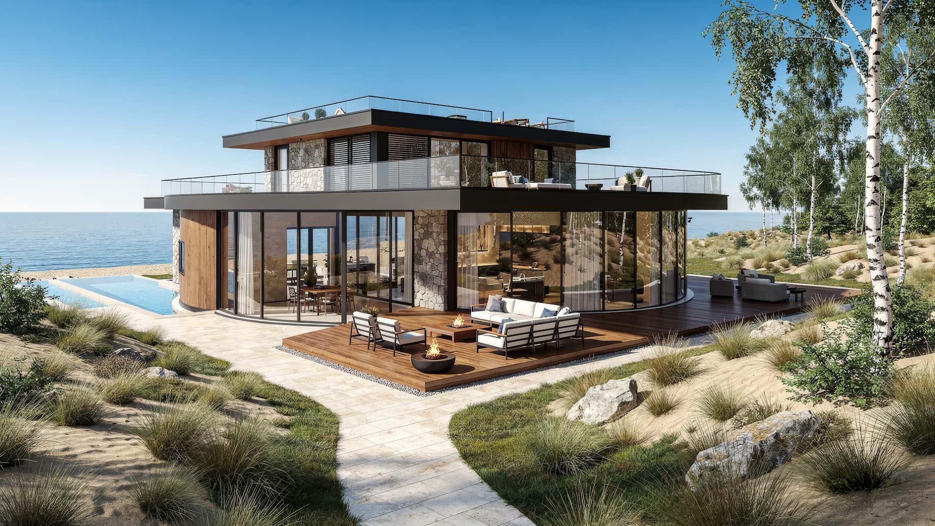 Architekten-Ferienhaus in Ahrenshoop am Darß kaufen